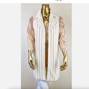 CLOSING SALE - CHICO'S $149 NWT SIZE-1P VEST JACKET (PETITE-M)